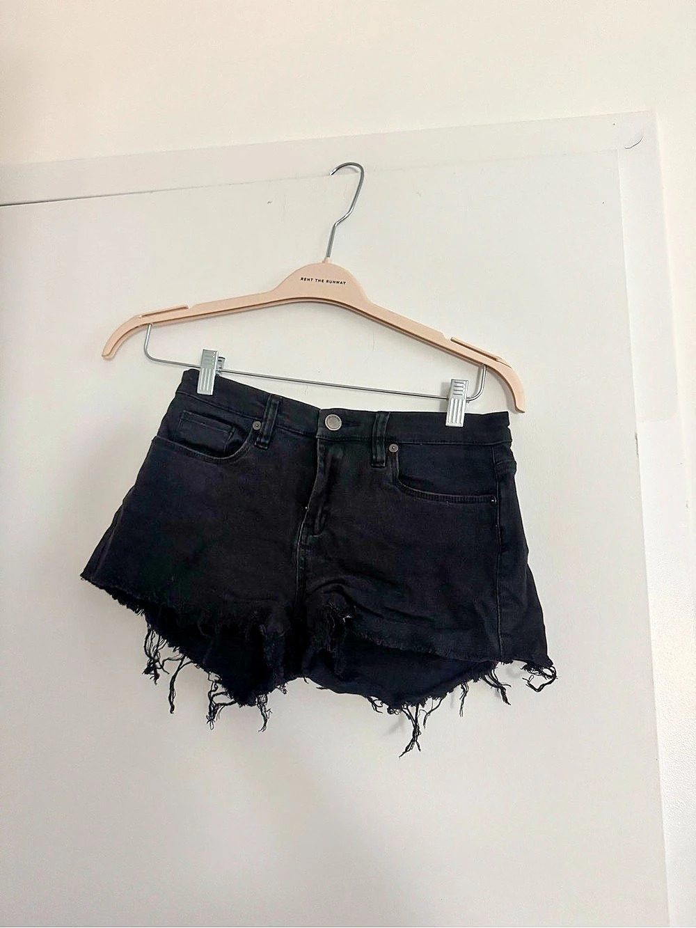 Black Jean Shorts